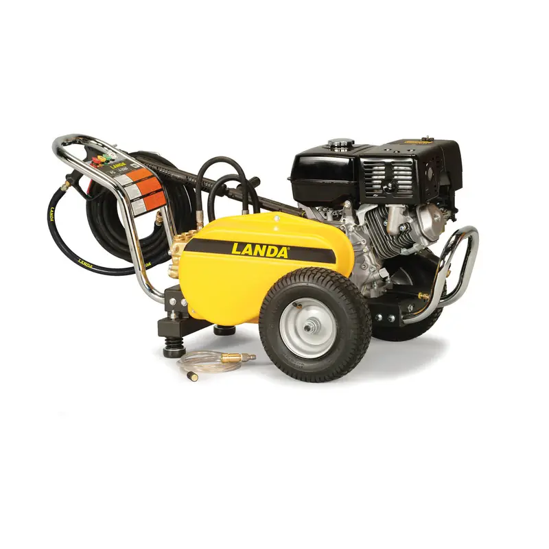A Landa gas engine cold water pressure washer